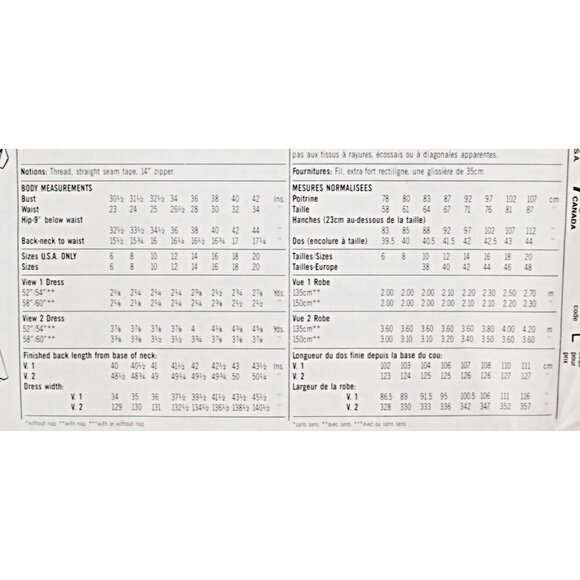 Simplicity 8491 Sewing Pattern Misses Dress Off the Shoulders Retro Look Womens - Picture 3 of 4